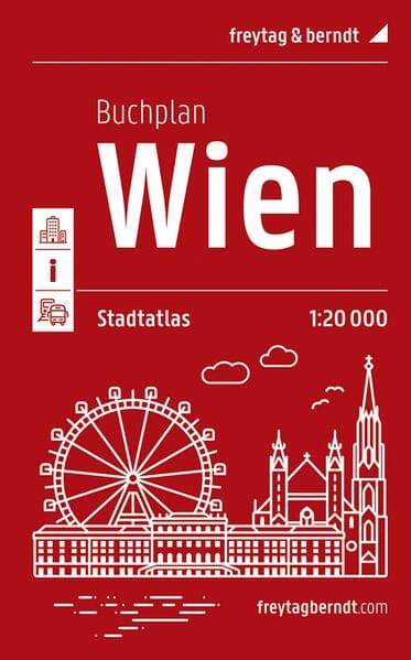 freytag & berndt Stadtatlas Wien Buchplan 1:20.000