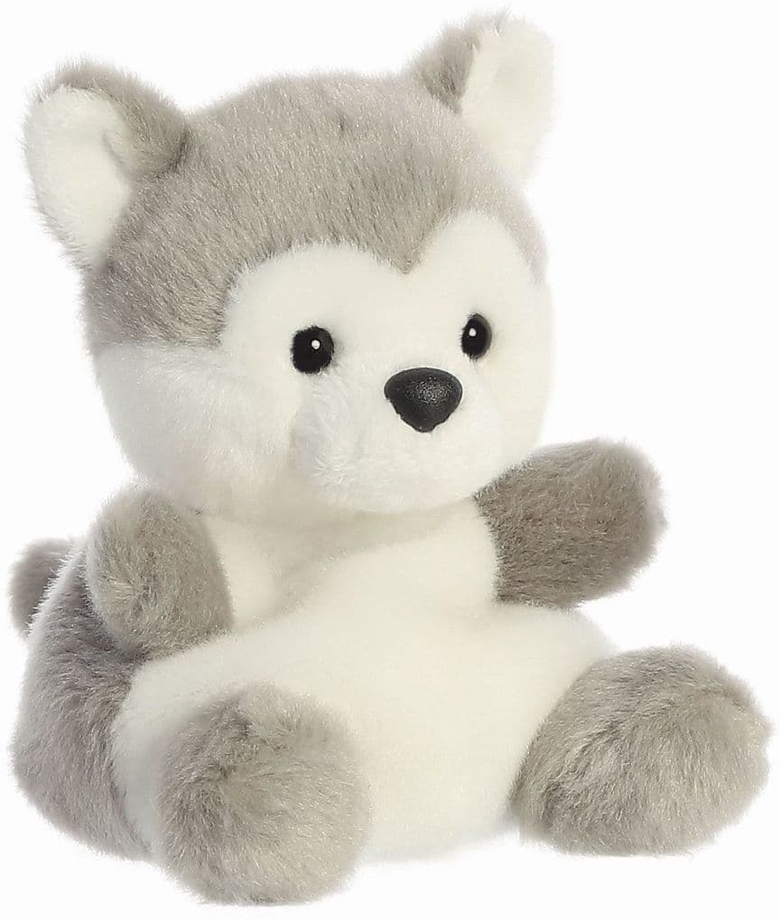Aurora 33474 - Palm Pals Busky Husky, Plüschtier, 13 cm