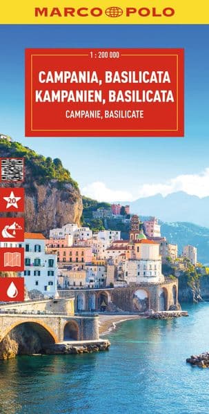 MARCO POLO Reisekarte Italien 12 Kampanien, Basilikata 1:200.000