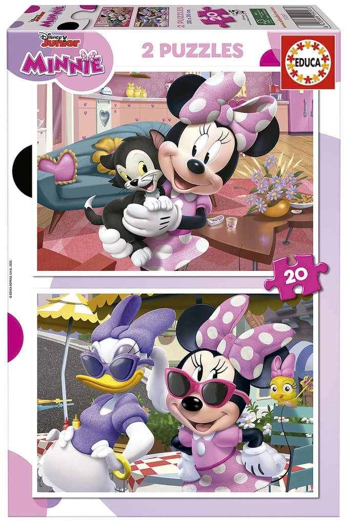 Educa - Disney - Minnie - Puzzle 2x20 Teile