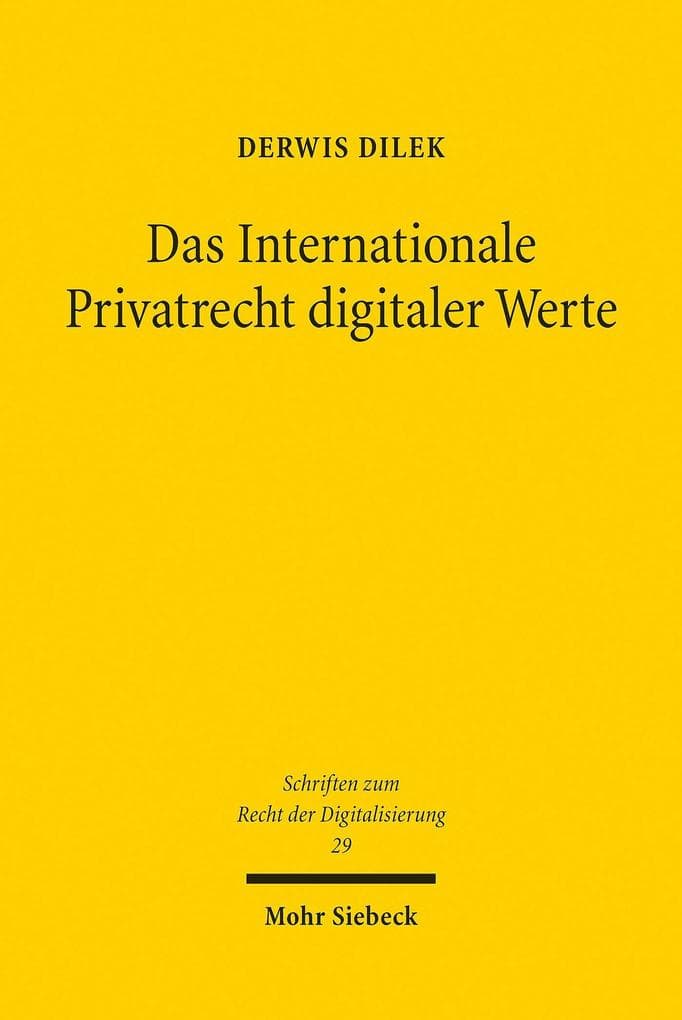 Das Internationale Privatrecht digitaler Werte