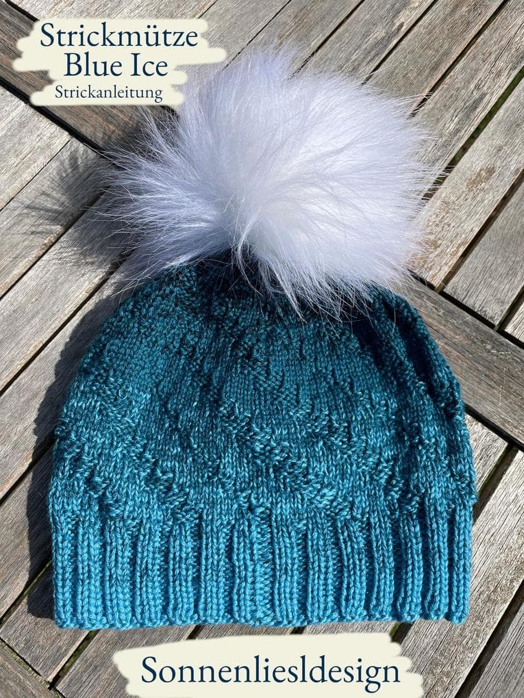 Strickmütze "Blue Ice"