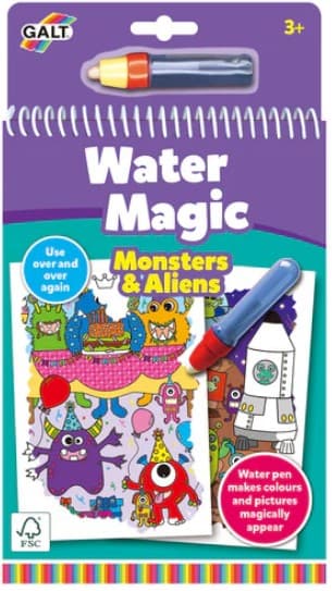 Jumbo 1005686 - Water Magic Monsters & Aliens, Reise-Malset, Galt