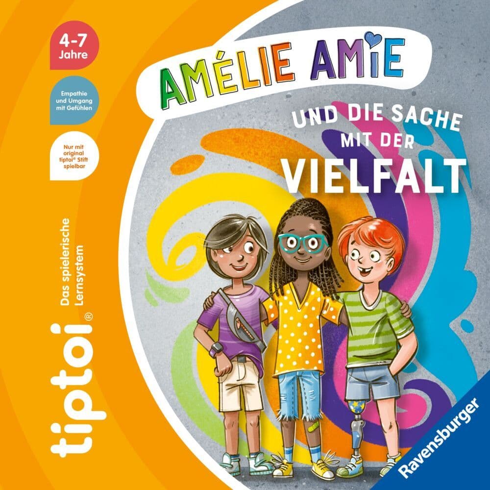 tiptoi® Bildergeschichten über den Umgang mit Gefühlen - Amélie Amie und die Sache mit der Vielfalt
