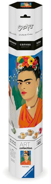 CreArt, Malen nach Zahlen Canvas Leinwand - Frida Kahlo