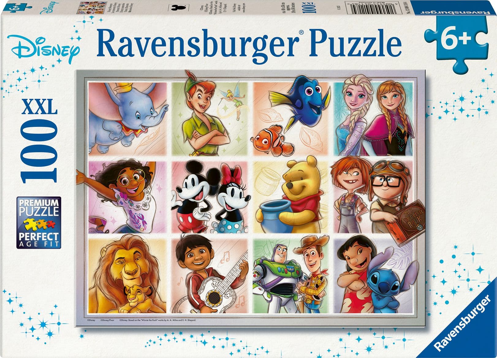 Kinderpuzzle 100 XXL Teile - Disney Classics - Disney Momente