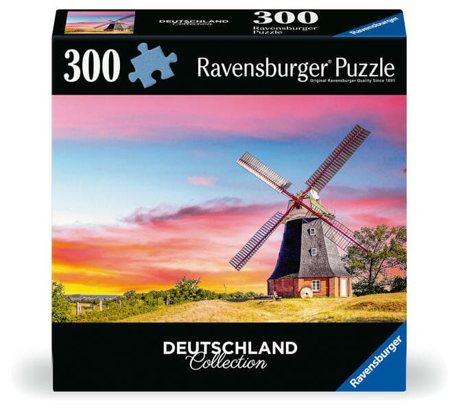Erwachsenenpuzzle 300 Teile - Die Windmühle von Klütz