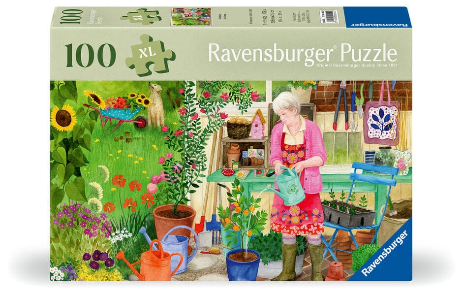 Erwachsenenpuzzle 100 XL-Teile - Gartenarbeit