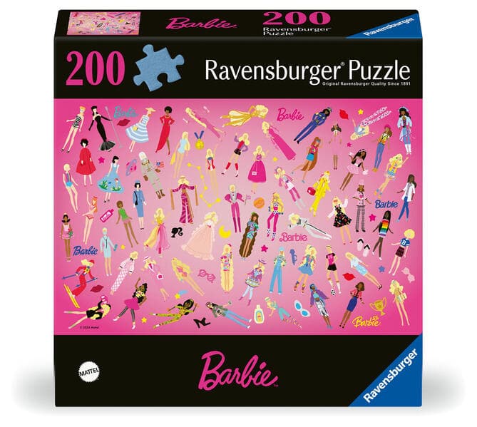 Erwachsenenpuzzle 200 Teile - Barbie - Inspirierende Mädchen seit 1959