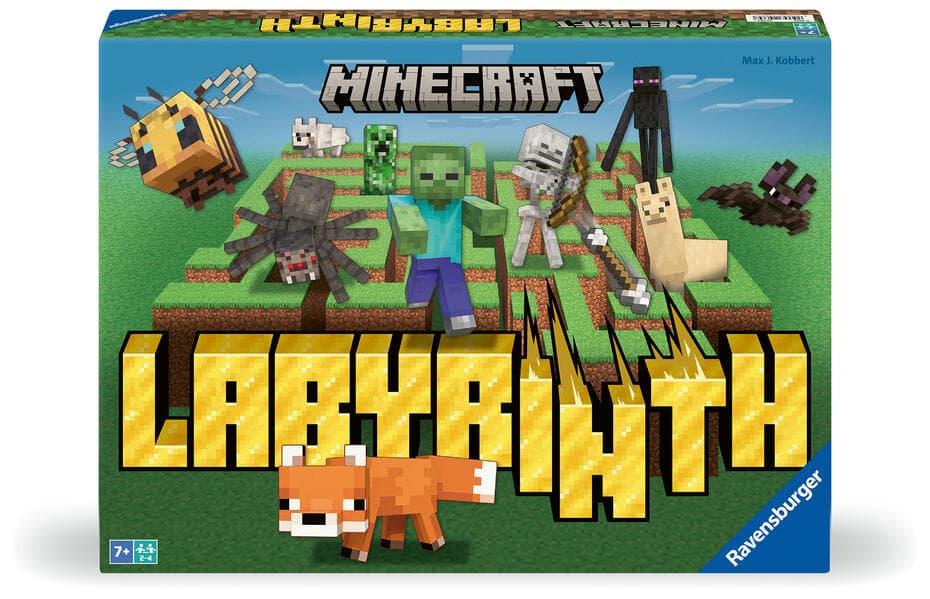 Minecraft Labyrinth - Gesellschaftsspiel & Brettspiel ab 7 Jahre