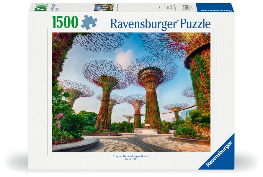 Erwachsenenpuzzle 1500 Teile - Gardens by the Bay in Singapur