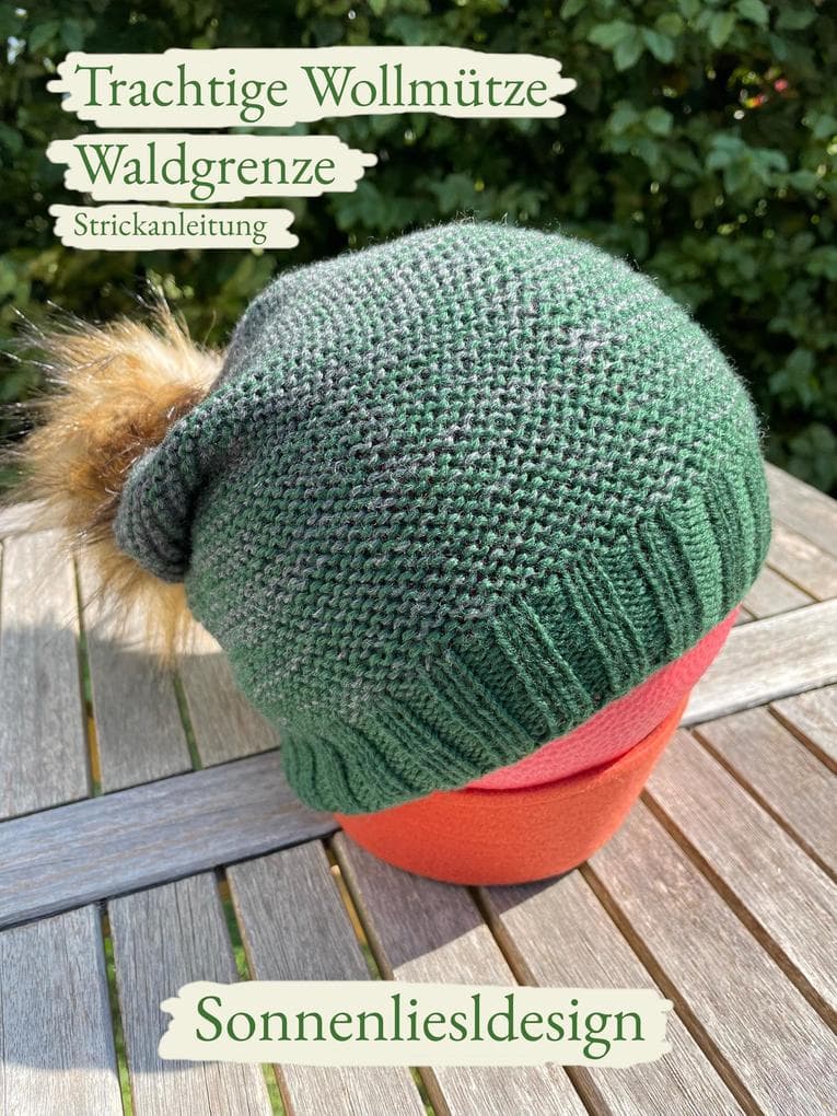 Trachtige Wollmütze "Waldgrenze"