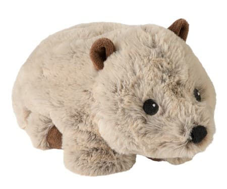 Warmies 1178 - Wombat, Wärmestofftier mit herausnehmbarer Hirsekorn-Lavendel-Füllung