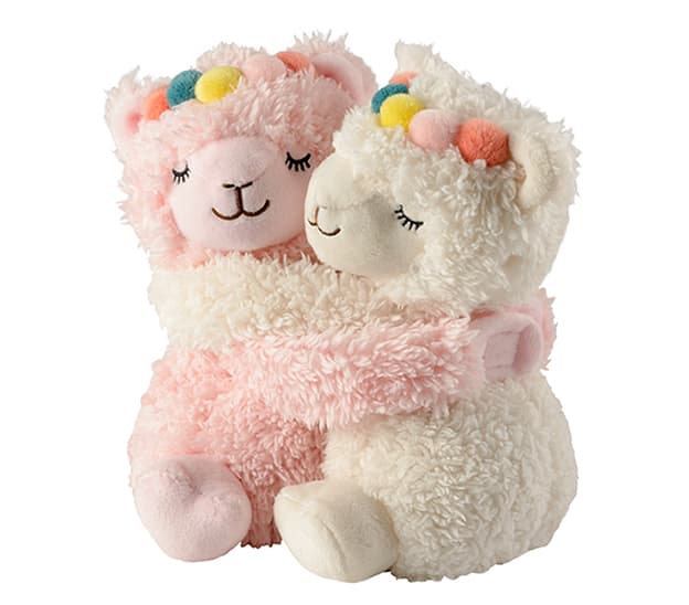 Warmies 15073 - Kuschel-Freunde Lamas, Wärmestofftier