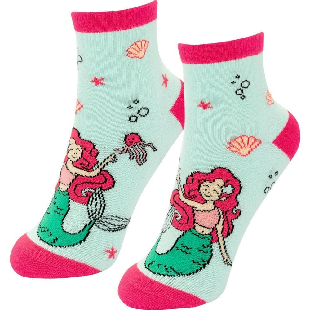 Zaubersocken Motiv "Meerjungfrau""