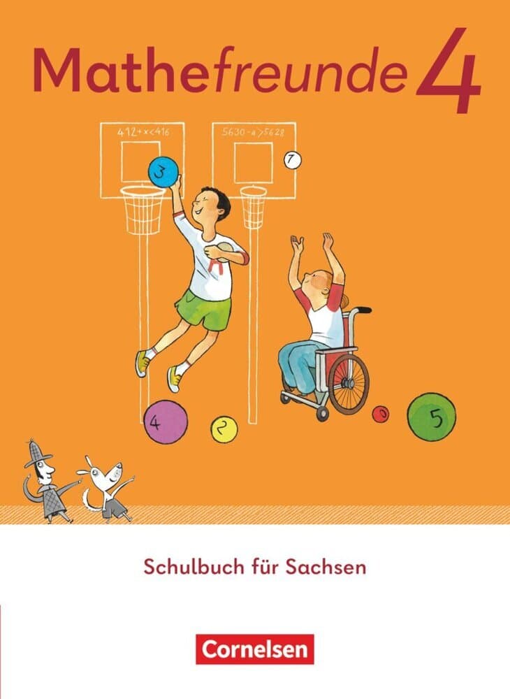 Mathefreunde 4. Schuljahr - Ausgabe Sachsen 2022 - Schulbuch mit Kartonbeilagen und "Das kann ich schon!"-Heft