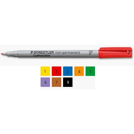 Lumocolor S wasserlöslich schwarz