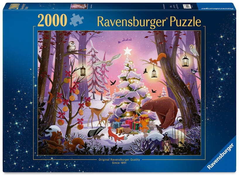 Erwachsenenpuzzle 2000 Teile - Weihnachten im Wald