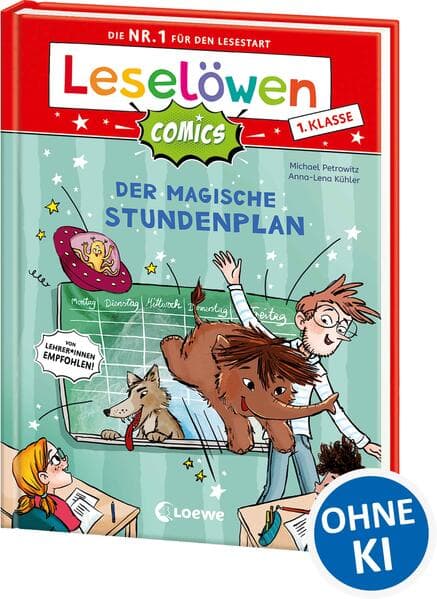 Leselöwen Comics 1. Klasse - Der magische Stundenplan