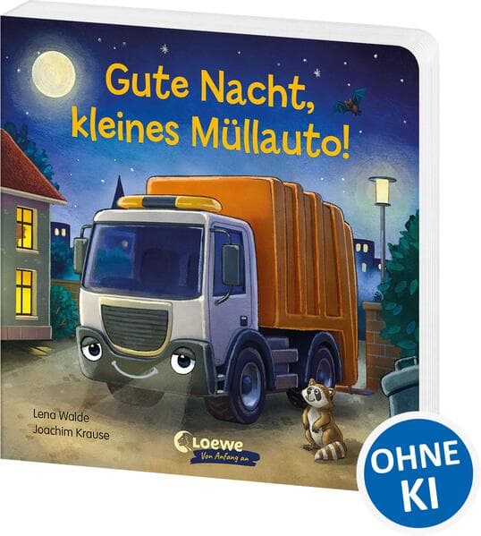 Gute Nacht, kleines Müllauto!