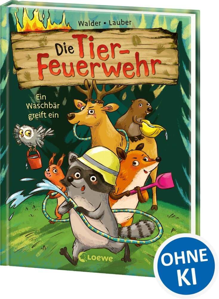 9.	Vanessa Walder: Die Tier-Feuerwehr (Band 1) - Ein Waschbär greift ein