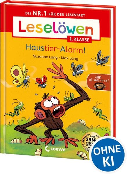 Leselöwen 1. Klasse - Jim ist mies drauf - Haustier-Alarm!