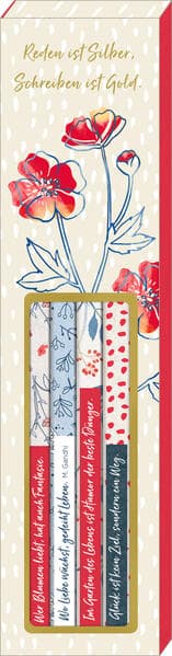 Bleistift-Set mit Sprüchen