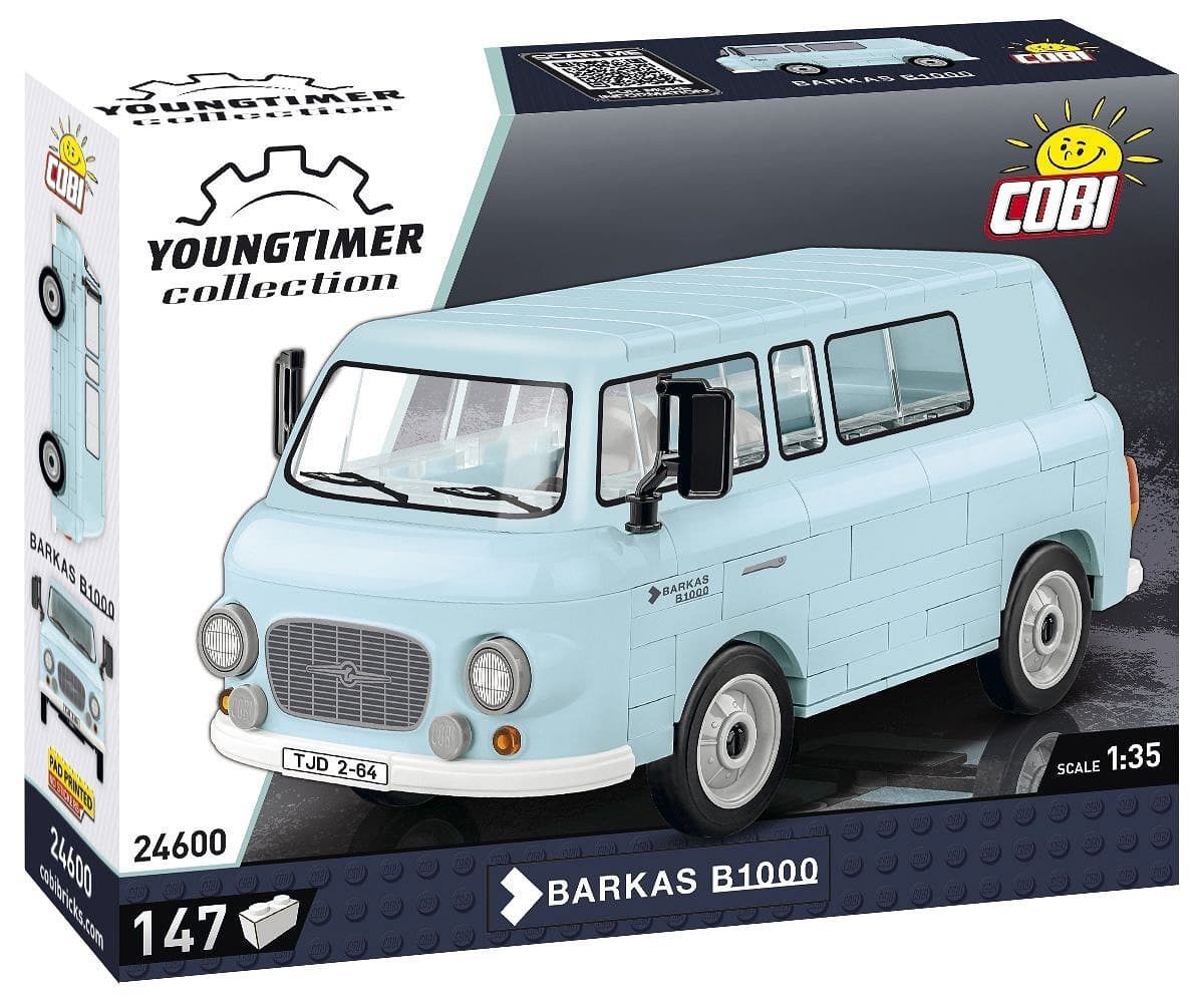 COBI Youngtimer 24600 - Barkas B1000, Bausatz 1:35, 147 Klemmbausteine