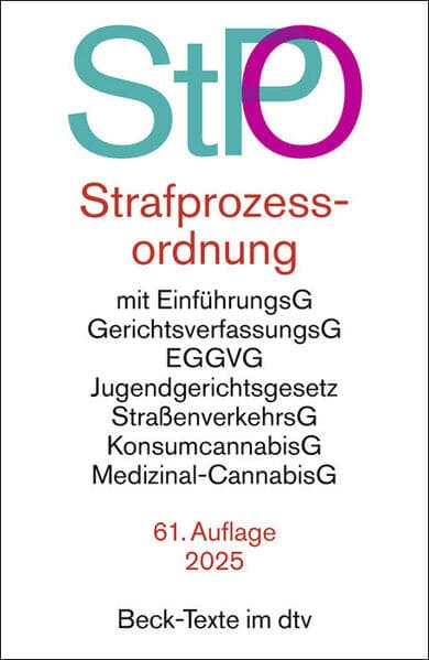 Strafprozessordnung. StPO