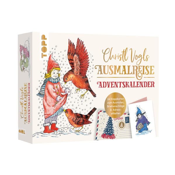Christl Vogls Ausmalreise - der Adventskalender