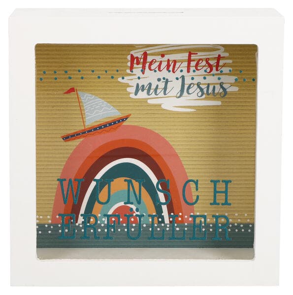 Wunscherfüller. Bilderrahmen-Spardose