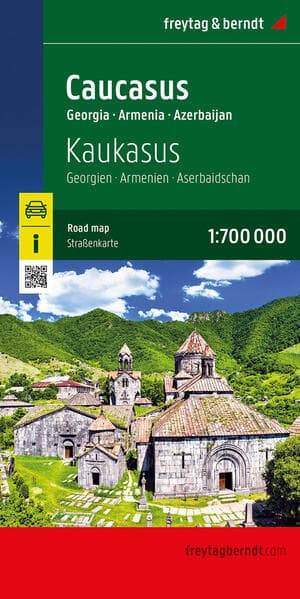 freytag & berndt Straßenkarte Kaukasus, Georgien - Armenien - Aserbaidschan 1:700.000