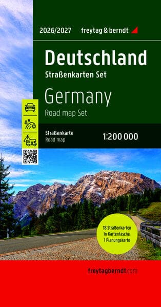 freytag & berndt Straßenkarte Deutschland Set 2026/2027 1:200.000