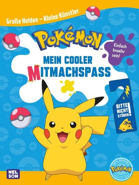 Pokémon: Große Helden - Kleine Künstler: Mein cooler Mitmachspaß