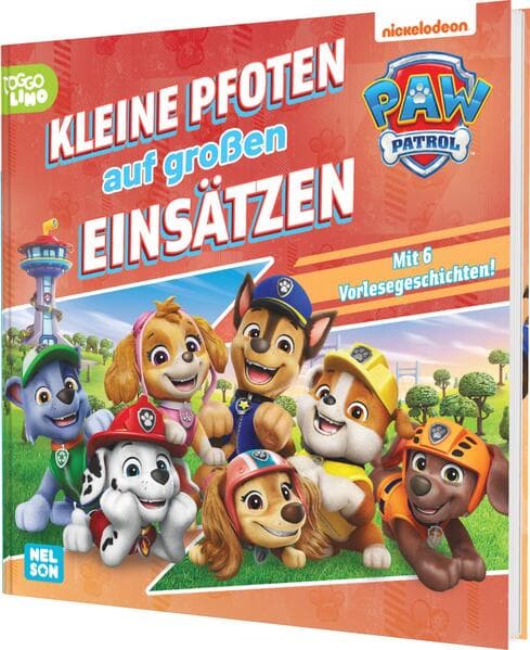 PAW Patrol Geschichtenbuch: Kleine Pfoten auf großen Einsätzen