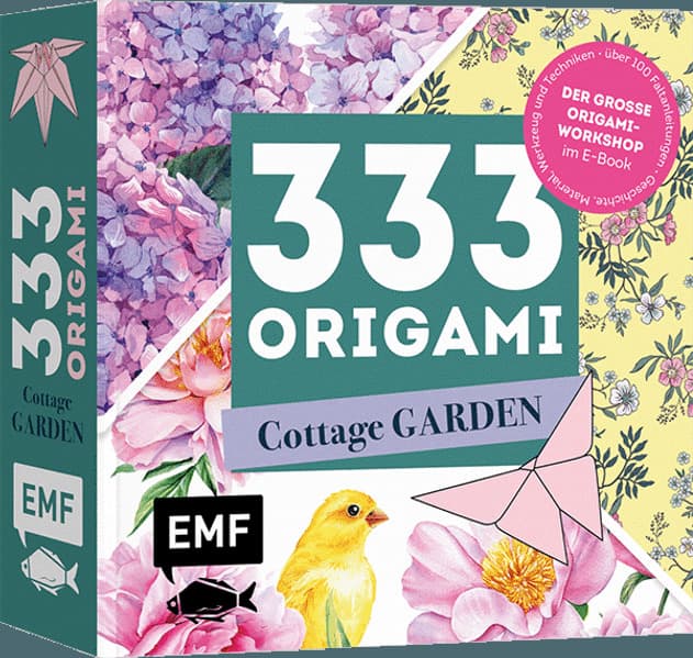 333 Origami - Cottage Garden - Wunderschöne Papiere falten für Blumen-Fans
