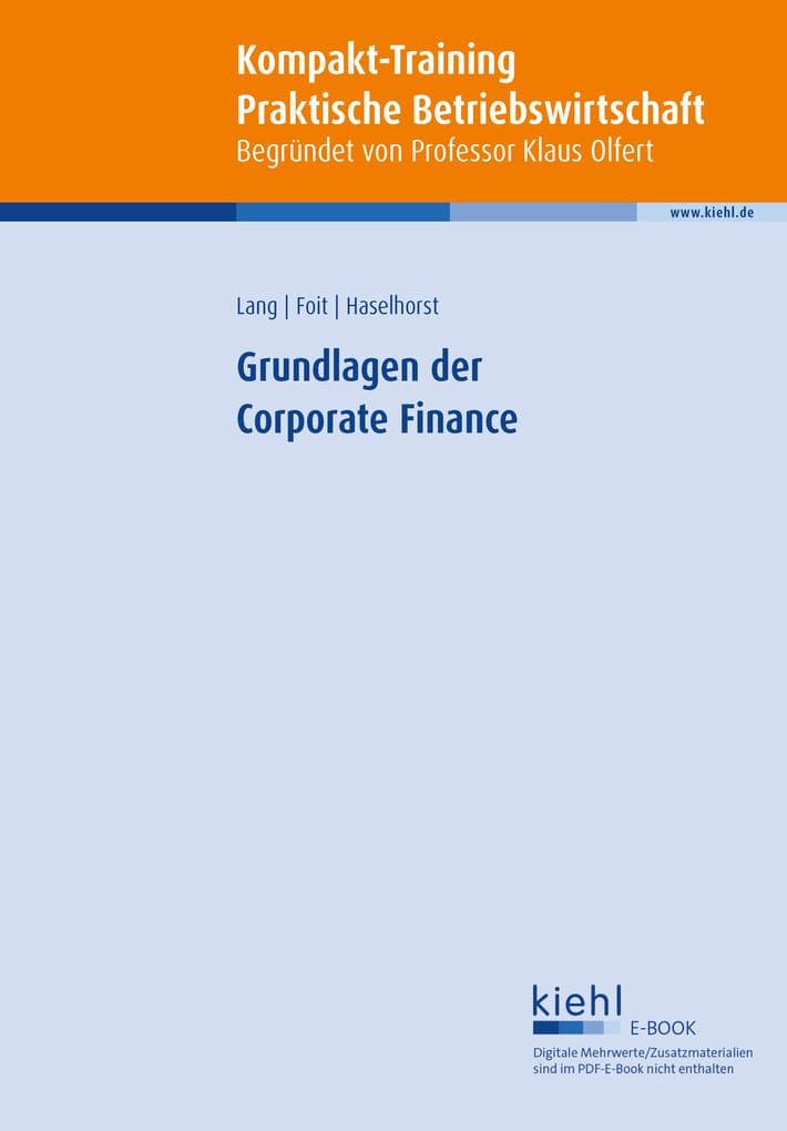 Grundlagen der Corporate Finance