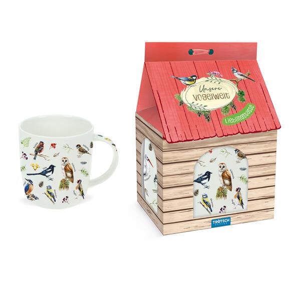 Trötsch Tasse im Vogelhäuschen Unsere Vogelwelt
