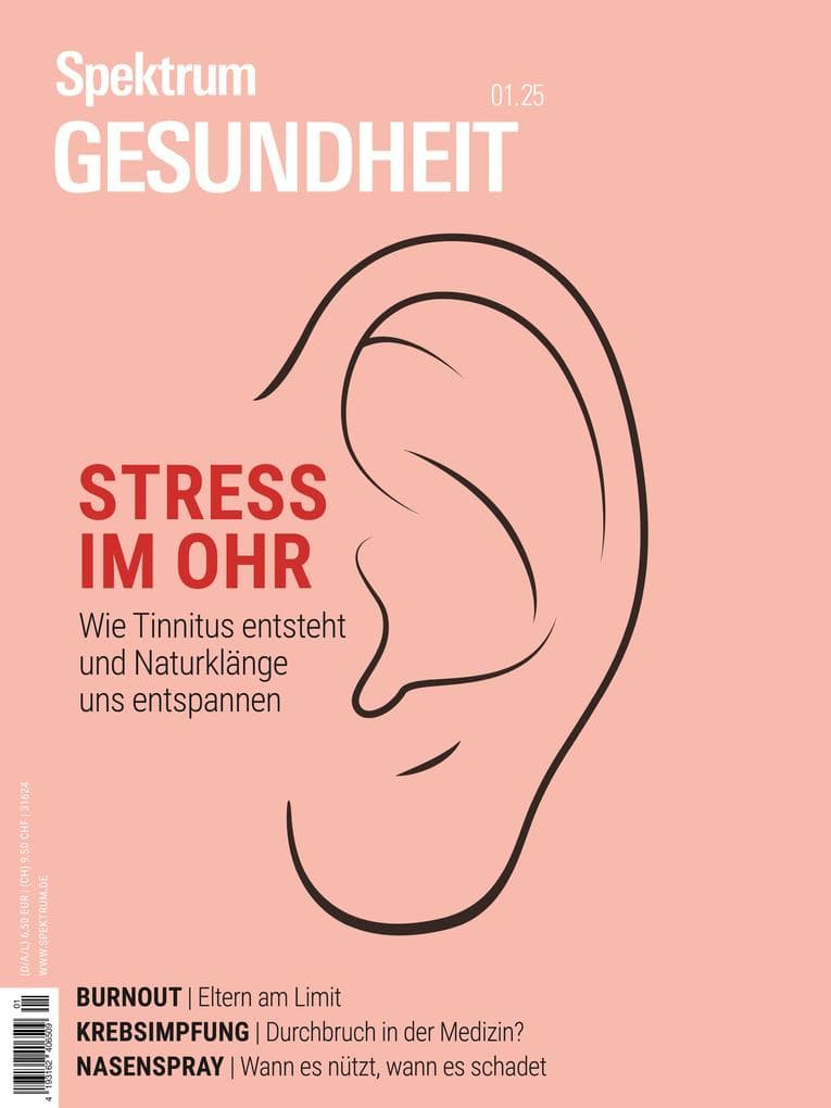 Spektrum Gesundheit 1/2025- Stress im Ohr