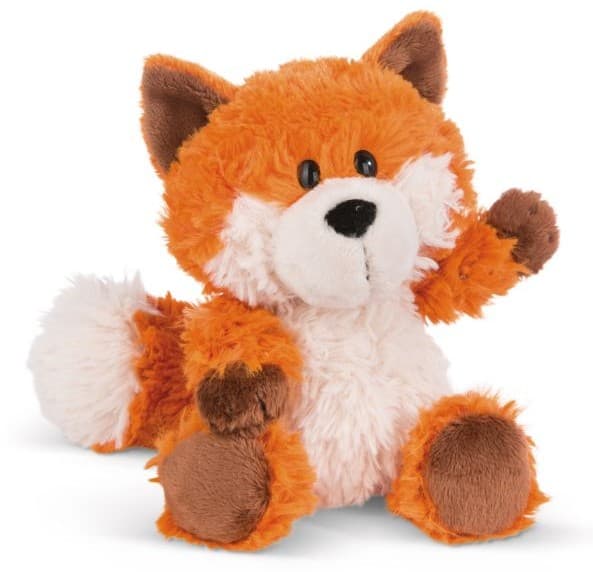 NICI 49819 - Fuchs Fridalie, Schlenker-Plüschtier, orange/weiß, 25 cm, GREEN