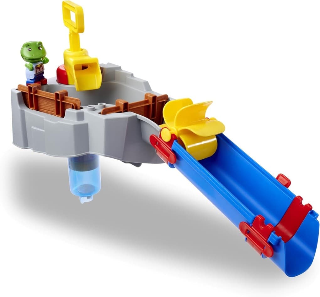 BIG 8700001301 - AquaPlay Sploshy Mountain, 18-teilig, Badewannenspielzeug ab 18 Monaten