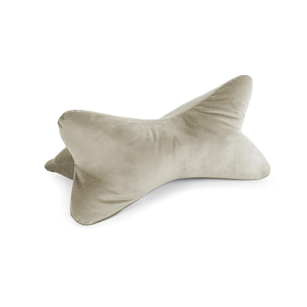 Bookiepad Leseknochen Cozy Samt - beige