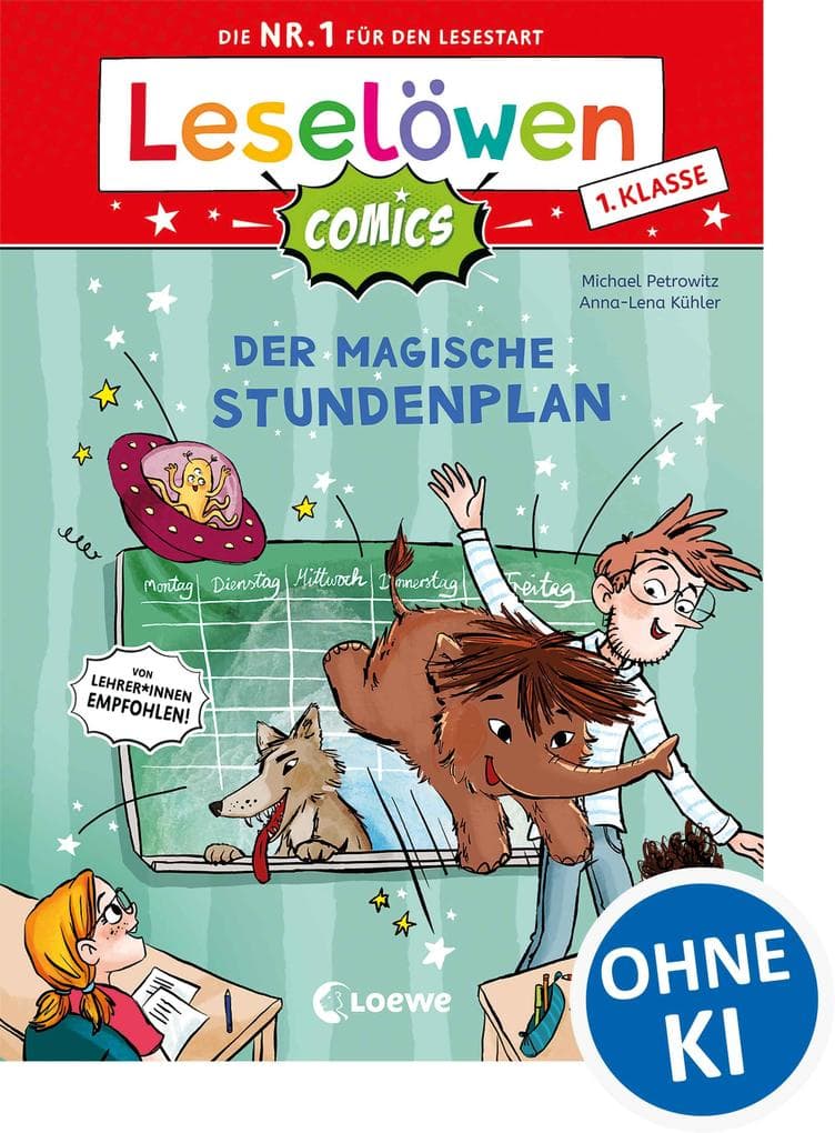 Leselöwen Comics 1. Klasse - Der magische Stundenplan