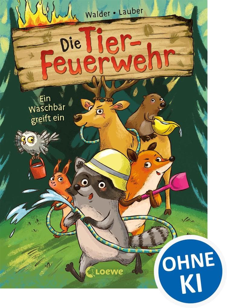 Die Tier-Feuerwehr (Band 1) - Ein Waschbär greift ein