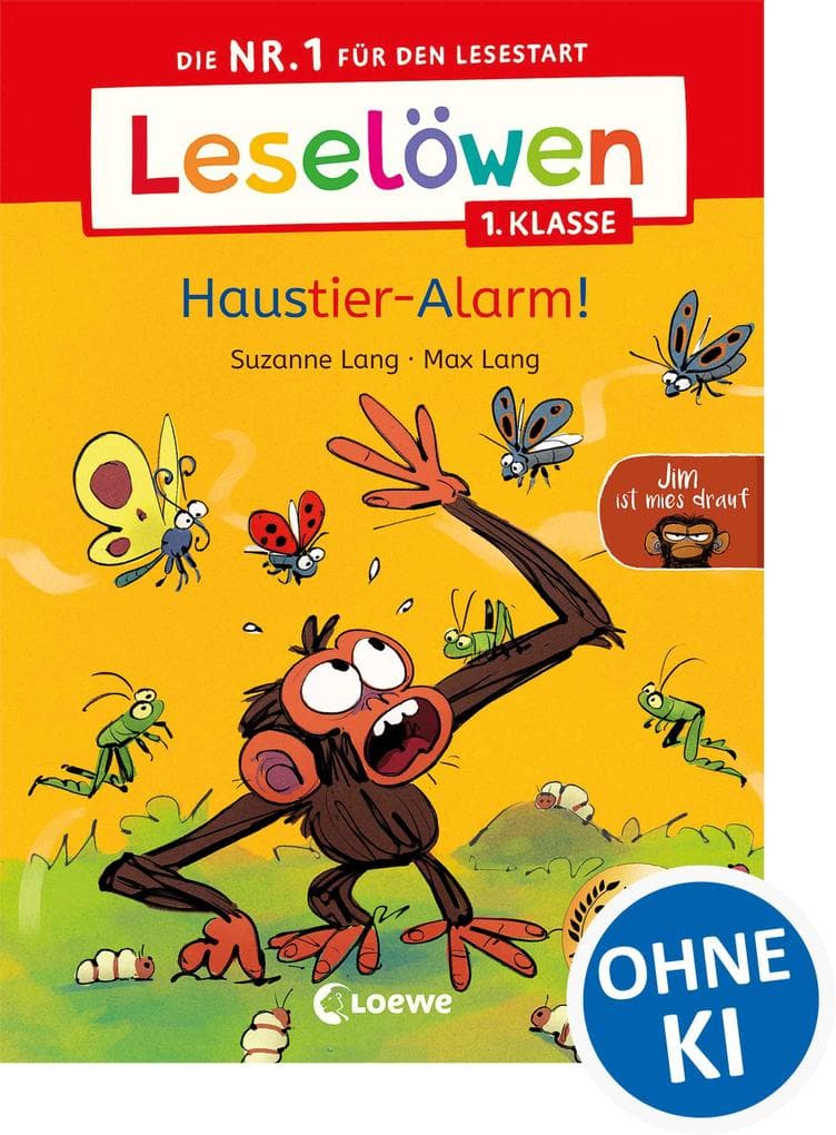 Leselöwen 1. Klasse - Jim ist mies drauf - Haustier-Alarm!