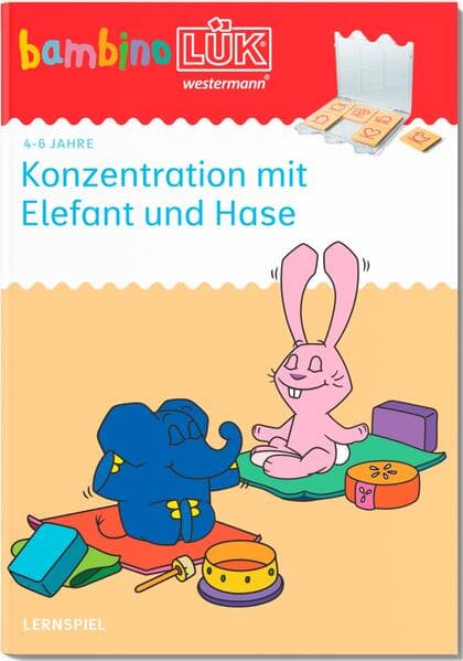 bambinoLÜK. Kindergarten/Vorschule Konzentration mit Elefant und Hase