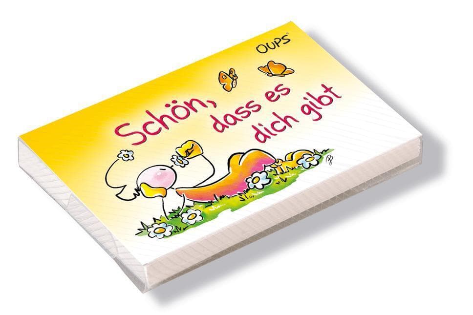 Oups Kärtchenbox - Schön, dass es dich gibt