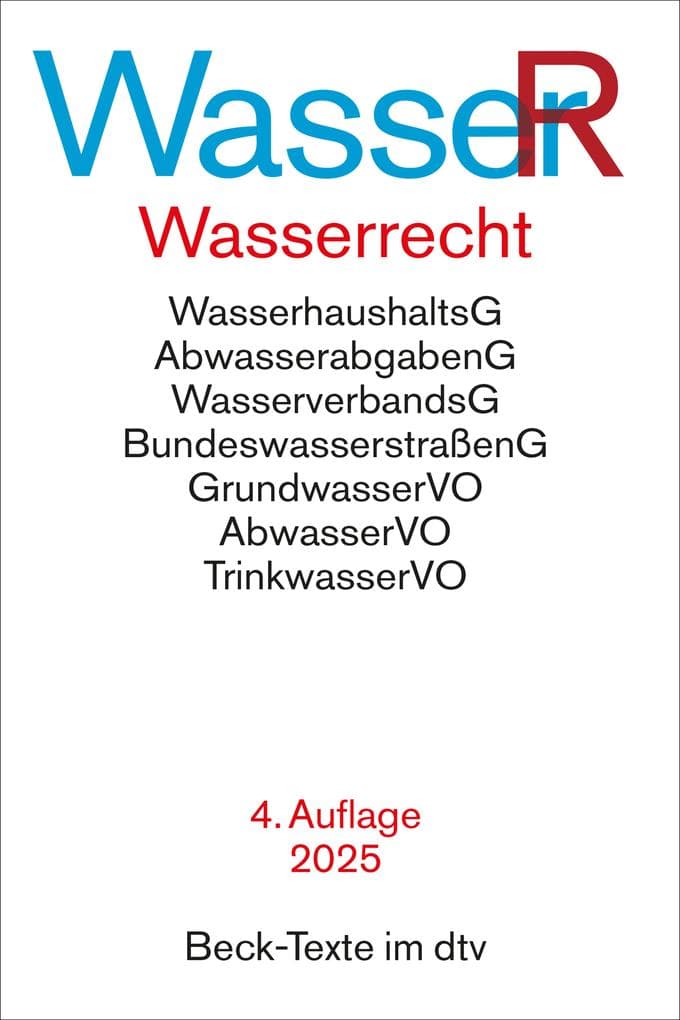 Wasserrecht. WasserR