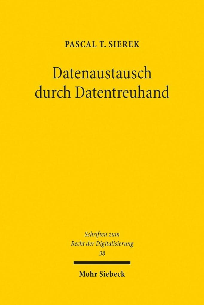 Datenaustausch durch Datentreuhand
