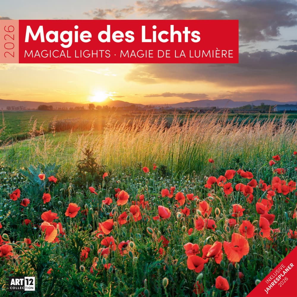 Magie des Lichts Broschürenkalender 2026 - 30x30 - Art12